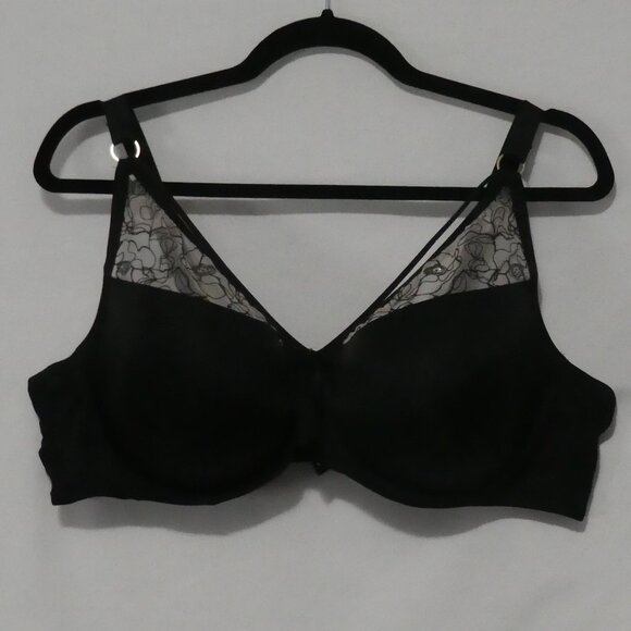 AG - ASHLEY GRAHAM | 42 DD | Black Lace Detail Bra - Picture 1 of 16